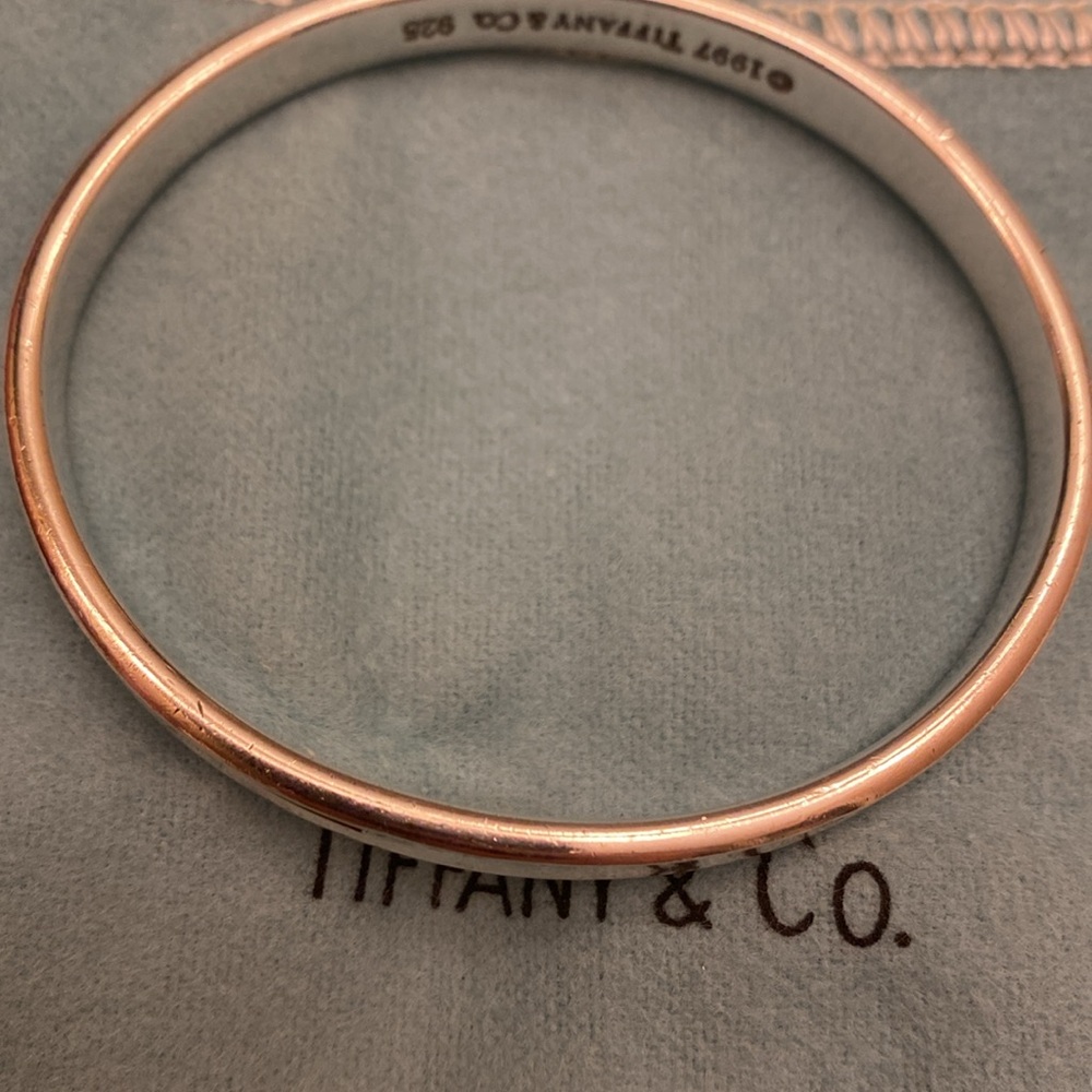 Tiffany sterling bangle bracelet - Picture 15 of 16